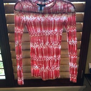 BCBGMAXAZRIA orange top